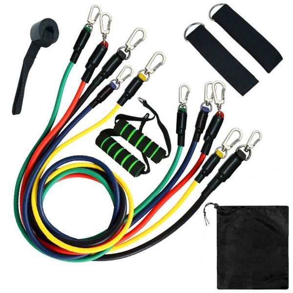 resistance bands 11pcs/set yoga set exercise fitness band high elasticity rubber loop tubes body training excerciser
resistance bands 11pcs/set yoga set exercise fitness band high elasticity rubber loop tubes body training excerciser