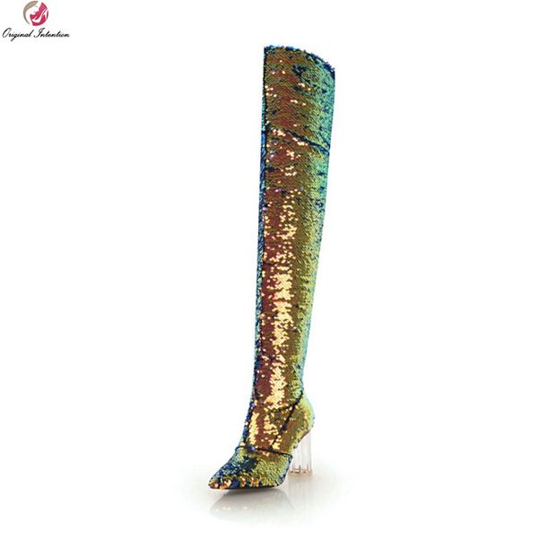 boots original intention women over-the-knee party black white gold silver green thigh high boot shoes woman us size 3-10.5
boots original intention women over-the-knee party black white gold silver green thigh high boot shoes woman us size 3-10.5