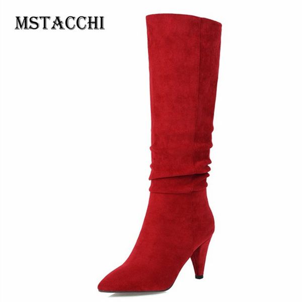 mstacchi suede stiletto boots women frosted leather knee stivali slim snow botas mujer autumn and winter chaussures femme, Black
mstacchi suede stiletto boots women frosted leather knee stivali slim snow botas mujer autumn and winter chaussures femme, Black