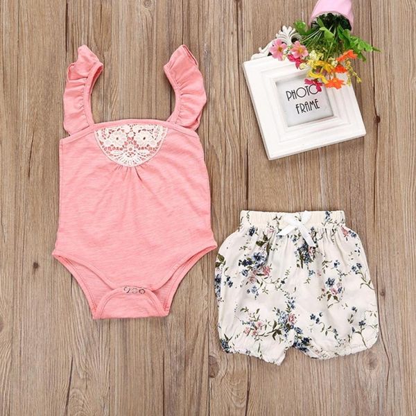 soft comfortable toddler baby girls outfit clothes lace romper jumpsuit+floral short pants 1set pgraphy july 25, White
soft comfortable toddler baby girls outfit clothes lace romper jumpsuit+floral short pants 1set pgraphy july 25, White
