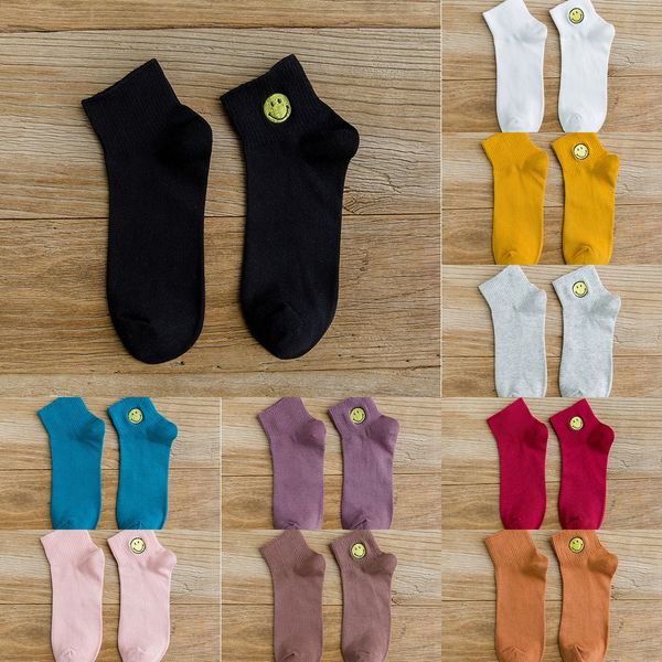 casual sports cotton spring and summer new smiling face embroidered short socks women's solid color women's cotton socks y233f, Black
casual sports cotton spring and summer new smiling face embroidered short socks women's solid color women's cotton socks y233f, Black