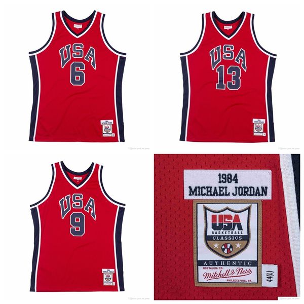 men team usa 1984 michael 6 patrick ewing 13 chris mullin authentic jersey, Black
men team usa 1984 michael 6 patrick ewing 13 chris mullin authentic jersey, Black
