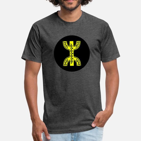 symbol amazigh t shirt men customize cotton s-3xl clothes crazy fashion summer pictures shirt