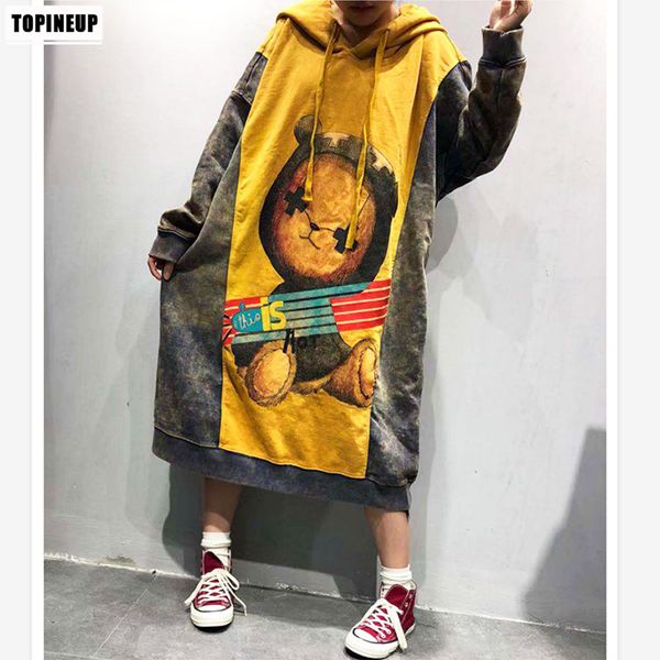 Winter autumn Streetwear Sweatshirts Dress For Women Casual Cartoon Print Oversized Harajuku Hoodies Dresses robe femme
Winter autumn Streetwear Sweatshirts Dress For Women Casual Cartoon Print Oversized Harajuku Hoodies Dresses robe femme