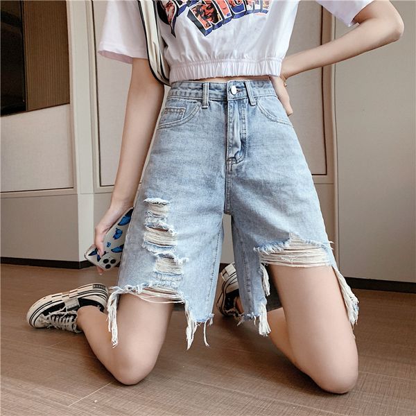 blackday woman jeans shorts clothes ripped high waisted 2020 summer streetwear baggy wide leg vintage fashion the new harajuku pants, Blue
blackday woman jeans shorts clothes ripped high waisted 2020 summer streetwear baggy wide leg vintage fashion the new harajuku pants, Blue