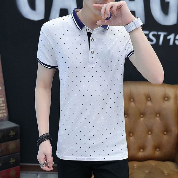 men's polo shirt short-sleeved 2020 new arrival fahion men's summer stand collar new casual lapel t-shirt tees 31, White;black
men's polo shirt short-sleeved 2020 new arrival fahion men's summer stand collar new casual lapel t-shirt tees 31, White;black