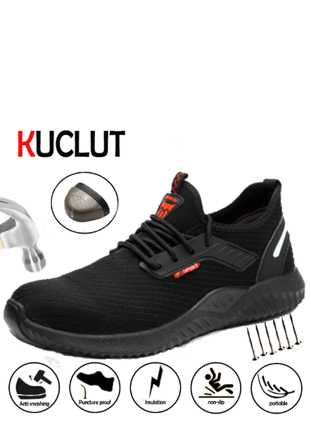 kuclut air mesh стальных toe рабочей обувь дышащей рабочая обувь люди безопасность легкая проколостойкая безопасность boots dropshipping, Black
kuclut air mesh стальных toe рабочей обувь дышащей рабочая обувь люди безопасность легкая проколостойкая безопасность boots dropshipping, Black