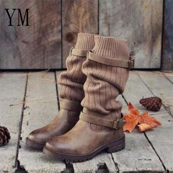 2020 winter fashion women boots popular comfortable boots female pu leather mid heel calf shoes big size 35-43, Black
2020 winter fashion women boots popular comfortable boots female pu leather mid heel calf shoes big size 35-43, Black