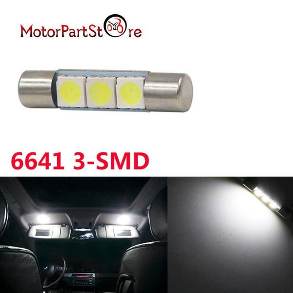горячие оптовая 50x led автомобилей лампочки белого 29mm 3-smd 6641 плавкие автомобили вс visor косметическое зеркало лампочки
горячие оптовая 50x led автомобилей лампочки белого 29mm 3-smd 6641 плавкие автомобили вс visor косметическое зеркало лампочки