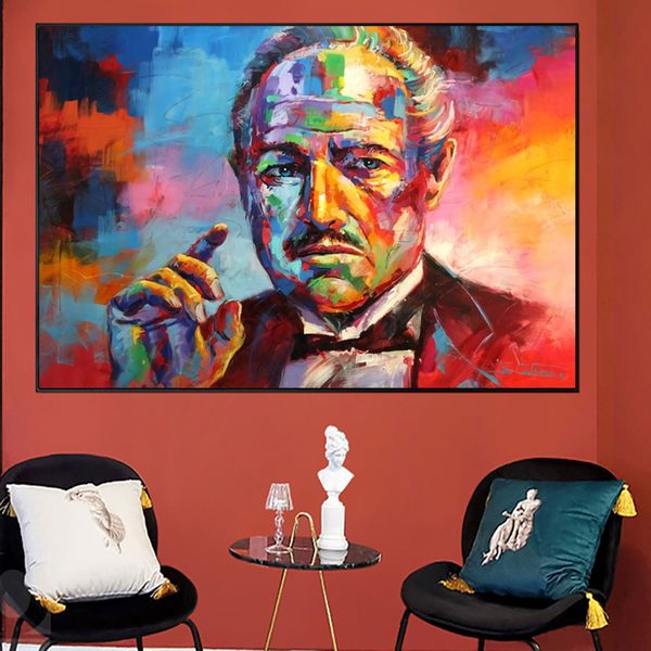 watercolour godfather canvas wall art classical movie poster and prints figure painting for living room quadros home decoration
watercolour godfather canvas wall art classical movie poster and prints figure painting for living room quadros home decoration