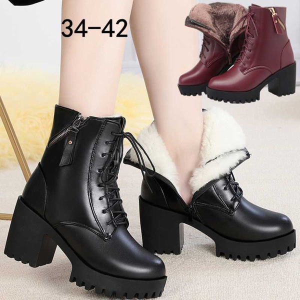 women's bootswomen bare boots 2020 new genuine leather women boots natural wool warm women winter naked winter shoe, Black
women's bootswomen bare boots 2020 new genuine leather women boots natural wool warm women winter naked winter shoe, Black
