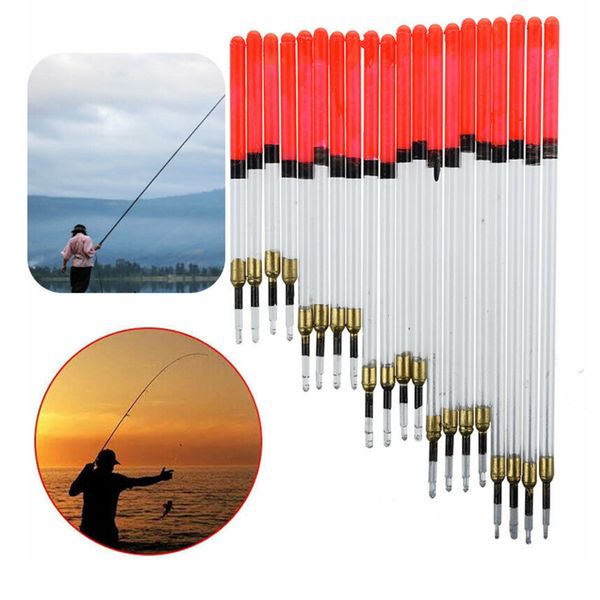 20pcs lightweight durable plastic clear crystal waggler fishing fish floats floating stem tube sets fishing accessories
20pcs lightweight durable plastic clear crystal waggler fishing fish floats floating stem tube sets fishing accessories