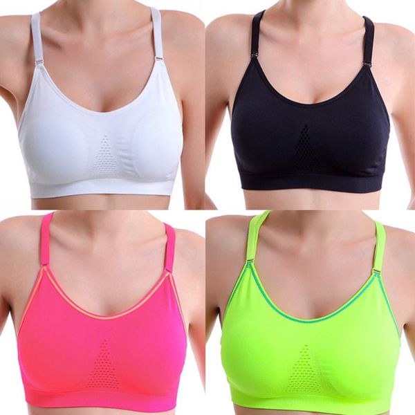 double layers women fitness yoga sports wire simple natural bra push up underwear bra adjustable strap well sell, White;black
double layers women fitness yoga sports wire simple natural bra push up underwear bra adjustable strap well sell, White;black