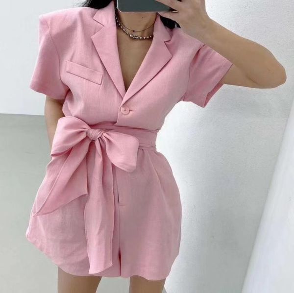 women's jumpsuit 2020 summer new temperament was thin with belt wide leg lapel cotton and linen jumpsuit women, Black;white
women's jumpsuit 2020 summer new temperament was thin with belt wide leg lapel cotton and linen jumpsuit women, Black;white
