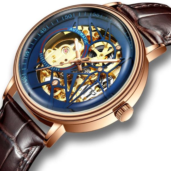 teenram brand men watches automatic mechanical watch tourbillon sport clock leather casual business hollow watch relojes hombre, Slivery;brown
teenram brand men watches automatic mechanical watch tourbillon sport clock leather casual business hollow watch relojes hombre, Slivery;brown
