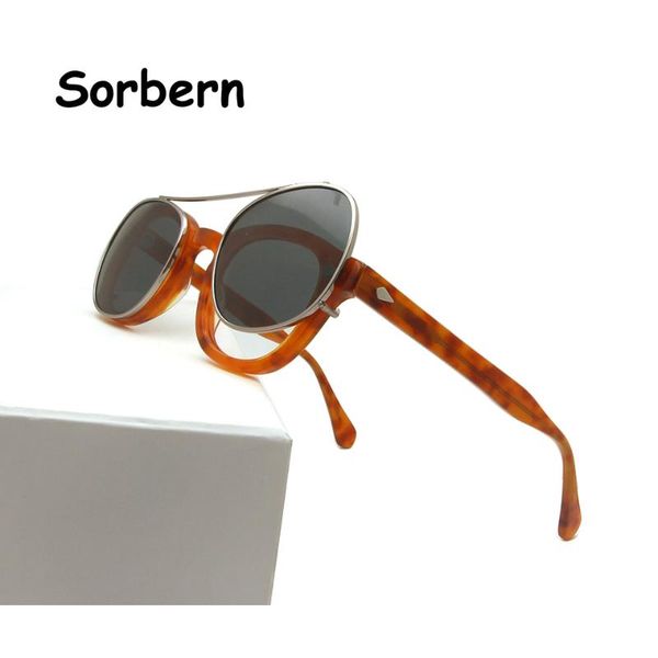 acetate round frame glasses with snap on sun glasses polarized flat clip on sunglasses uv400 anti glare prescription eyewear, White;black
acetate round frame glasses with snap on sun glasses polarized flat clip on sunglasses uv400 anti glare prescription eyewear, White;black