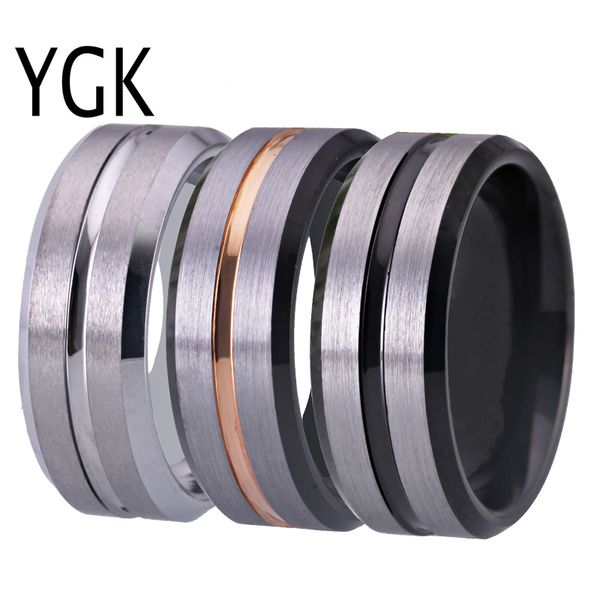 classic wedding band rings for women men's 8mm tungsten carbide ring for engagement bridal rings anniversary gift drop shipping, Golden;silver
classic wedding band rings for women men's 8mm tungsten carbide ring for engagement bridal rings anniversary gift drop shipping, Golden;silver