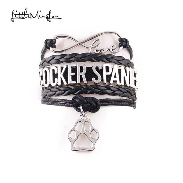 little minglou infinity love cocker spaniel bracelet dog charm leather wrap men bracelets & bangles for women jewelry, Red;blue
little minglou infinity love cocker spaniel bracelet dog charm leather wrap men bracelets & bangles for women jewelry, Red;blue