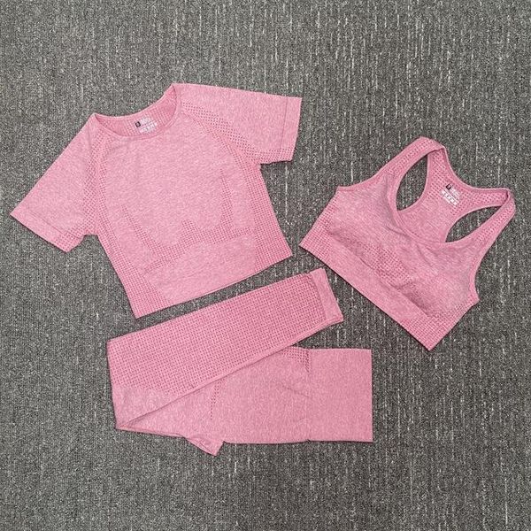 fashion designer womens cotton yoga suit gymshark sportwear tracksuits fitness sport three piece set bra t-shirts leggings soild color joggi, Gray
fashion designer womens cotton yoga suit gymshark sportwear tracksuits fitness sport three piece set bra t-shirts leggings soild color joggi, Gray
