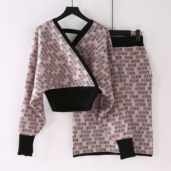 2019 autumn and winter new mid-length letter v-neck elegant sweatergraceful skirt two-piece trendy 2019 autumn and winter new mid-length let, Gray
2019 autumn and winter new mid-length letter v-neck elegant sweatergraceful skirt two-piece trendy 2019 autumn and winter new mid-length let, Gray