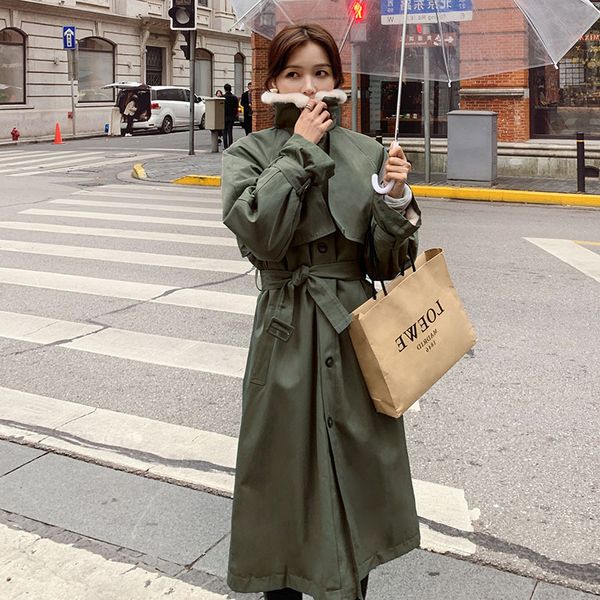 women's down & parkas parka 2021 winter mid-length cotton-padded clothes korean-style loose liner lalambswool cotton overcoat, Black
women's down & parkas parka 2021 winter mid-length cotton-padded clothes korean-style loose liner lalambswool cotton overcoat, Black