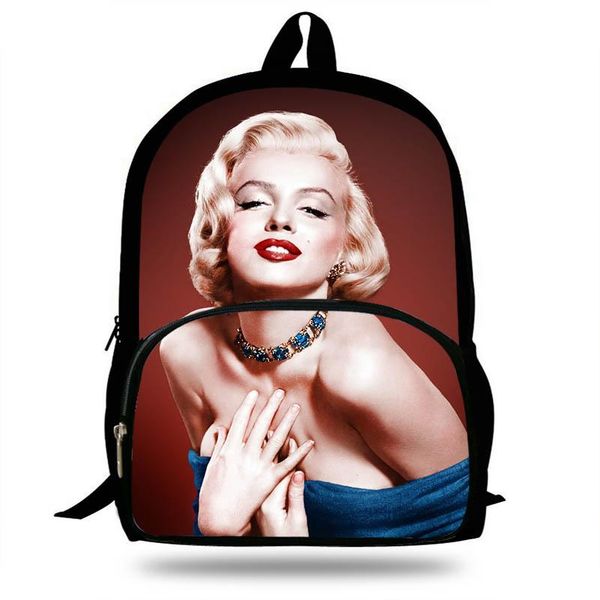 designer-2019 classic marilyn monroe printed children school bags for teenage boy girls students bag daily women backpack escolar
designer-2019 classic marilyn monroe printed children school bags for teenage boy girls students bag daily women backpack escolar