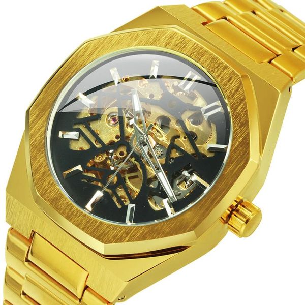 steampunk automatic watch men golden mens watches 3d skeleton mechanical wristwatch male clock reloj, Slivery;brown
steampunk automatic watch men golden mens watches 3d skeleton mechanical wristwatch male clock reloj, Slivery;brown