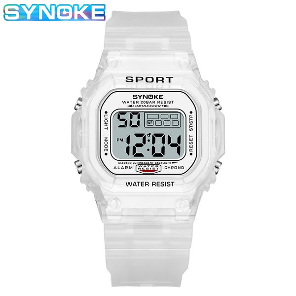 synoke 9 colors white transparent watch pu strap calendar alarm clock japanese battery watches digital led watch gift, Slivery;brown
synoke 9 colors white transparent watch pu strap calendar alarm clock japanese battery watches digital led watch gift, Slivery;brown