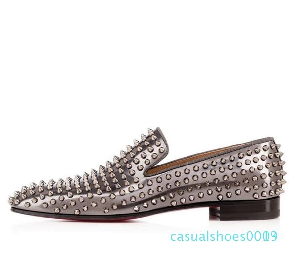 elegant red bottom loafers luxury party wedding shoes designer patent leather suede spikes studded dress casual shoes for mens c13, Black
elegant red bottom loafers luxury party wedding shoes designer patent leather suede spikes studded dress casual shoes for mens c13, Black