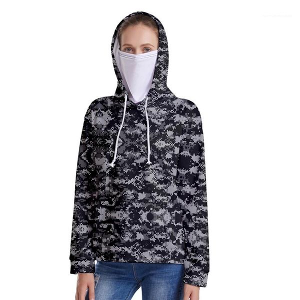 loose long sleeve stand collar hooded pullover hoodies women outdoor clothing 3d camouflage customized hoodies casual, Black 
loose long sleeve stand collar hooded pullover hoodies women outdoor clothing 3d camouflage customized hoodies casual, Black