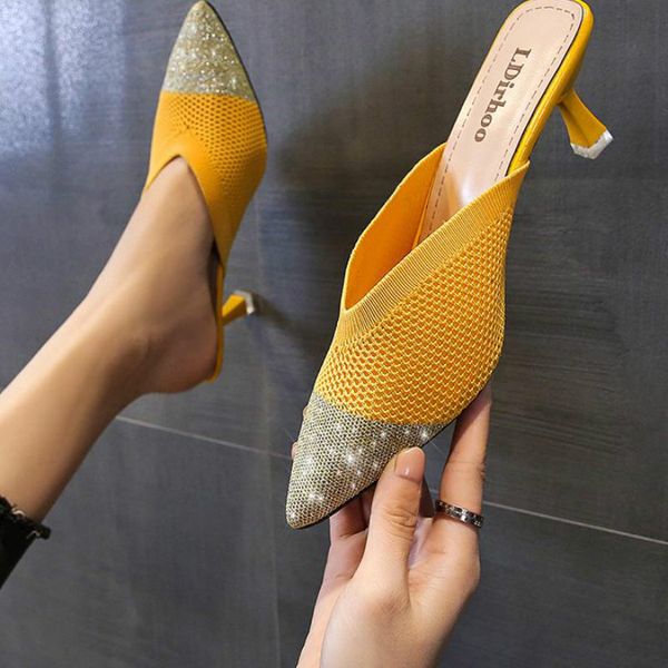 women heels stilettos mules loafer casual feminine sandalias shoes knit pointed woven high fashion gladiator leisure, Black
women heels stilettos mules loafer casual feminine sandalias shoes knit pointed woven high fashion gladiator leisure, Black