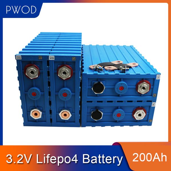 pwod 4pcs 3.2v 200ah cell new calb se200 lifepo4 rechargeable batteries 12v 24v for pack ev solar battery us eu tax-free
pwod 4pcs 3.2v 200ah cell new calb se200 lifepo4 rechargeable batteries 12v 24v for pack ev solar battery us eu tax-free