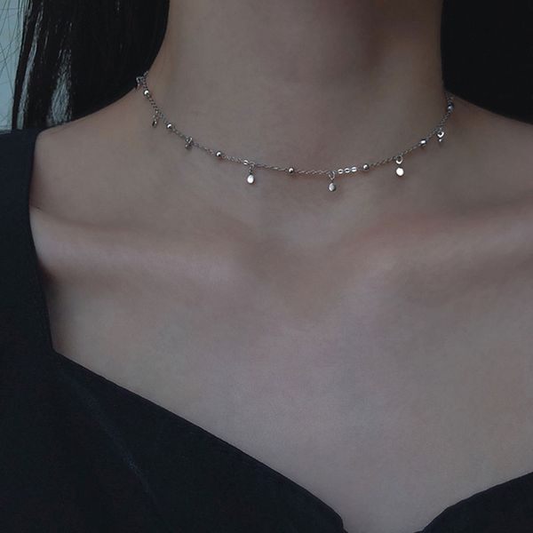 new necklace clavicle chain gift choker chain pendant charm minimalist cute creative trendy jewelry for women necklace 2020, Silver
new necklace clavicle chain gift choker chain pendant charm minimalist cute creative trendy jewelry for women necklace 2020, Silver