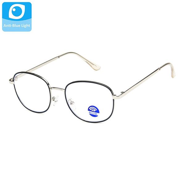 metal frame anti blue light oval eyewear women vintage eye protective glasses men clear lens spectacles eyepiece shades, Black
metal frame anti blue light oval eyewear women vintage eye protective glasses men clear lens spectacles eyepiece shades, Black