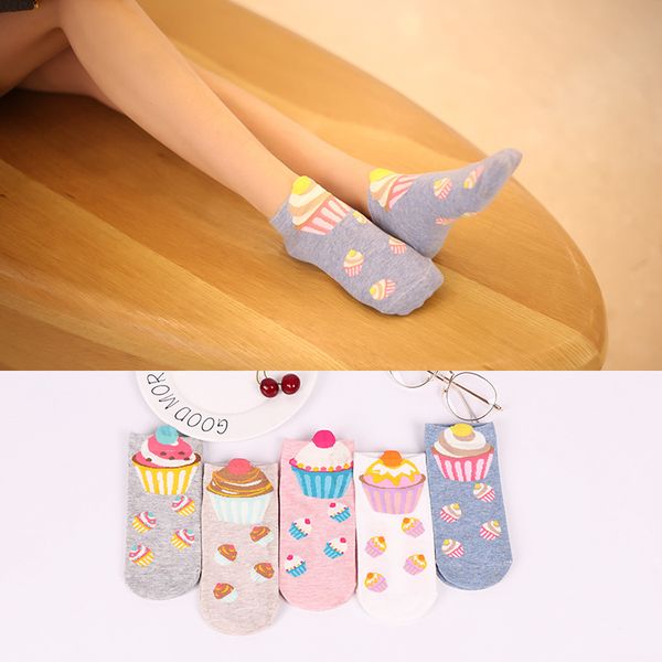 women cotton socks cupcake short ankle cute kawaii fairy patty cake sugar milk lovely funny & hosiery, Black;white
women cotton socks cupcake short ankle cute kawaii fairy patty cake sugar milk lovely funny & hosiery, Black;white