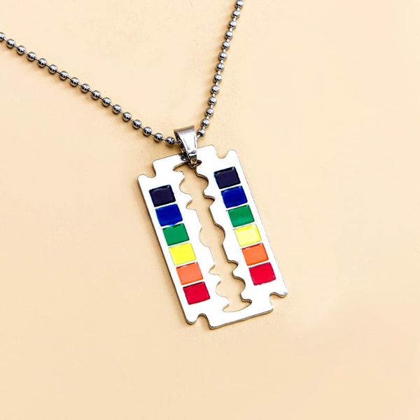 new fashion gay alloy pendant necklace gift prove love anti-discrimination romantic gift, Silver
new fashion gay alloy pendant necklace gift prove love anti-discrimination romantic gift, Silver