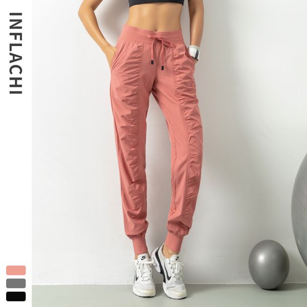 autumn new style breathable women's sports pants show thin loose running fitness pants 9-point pocket casual foot binding, White;red
autumn new style breathable women's sports pants show thin loose running fitness pants 9-point pocket casual foot binding, White;red