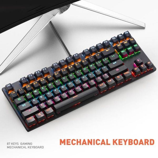 k70 wired colorful led light gaming mechanical keyboard for deskcomputers 
k70 wired colorful led light gaming mechanical keyboard for deskcomputers