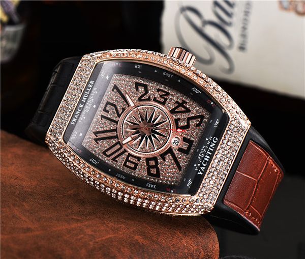 gypsophila new men's hollow diamond wine barrel star dial luxury fashion casual business watch, Slivery;brown
gypsophila new men's hollow diamond wine barrel star dial luxury fashion casual business watch, Slivery;brown