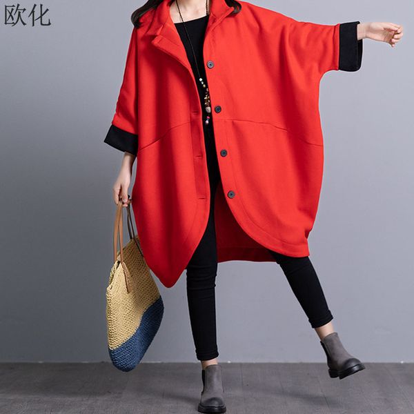 women's wool & blends batwing woolen jacket coat women plus size long sleeve outerwear single breasted vintage cotton windbreaker jacke, Black
women's wool & blends batwing woolen jacket coat women plus size long sleeve outerwear single breasted vintage cotton windbreaker jacke, Black