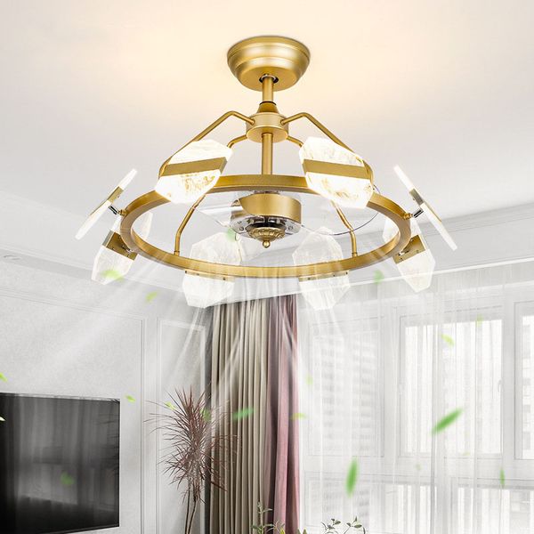 electric fans iron fan lamp living room dining nordic led modern simple smoke frequency conversion acrylic ceiling
electric fans iron fan lamp living room dining nordic led modern simple smoke frequency conversion acrylic ceiling