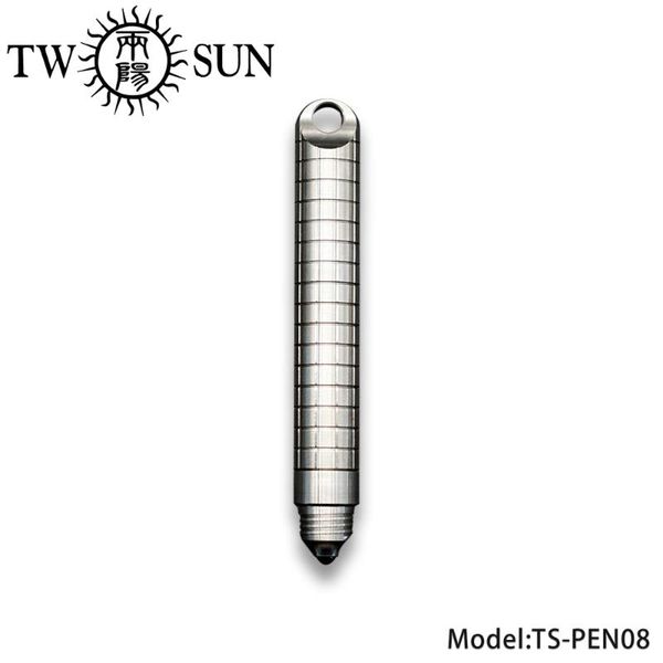 twosun mini titanium alloy lock key ring pen self defense personal tactical multi-tool outdoor tool broken window pen ts-pen08
twosun mini titanium alloy lock key ring pen self defense personal tactical multi-tool outdoor tool broken window pen ts-pen08