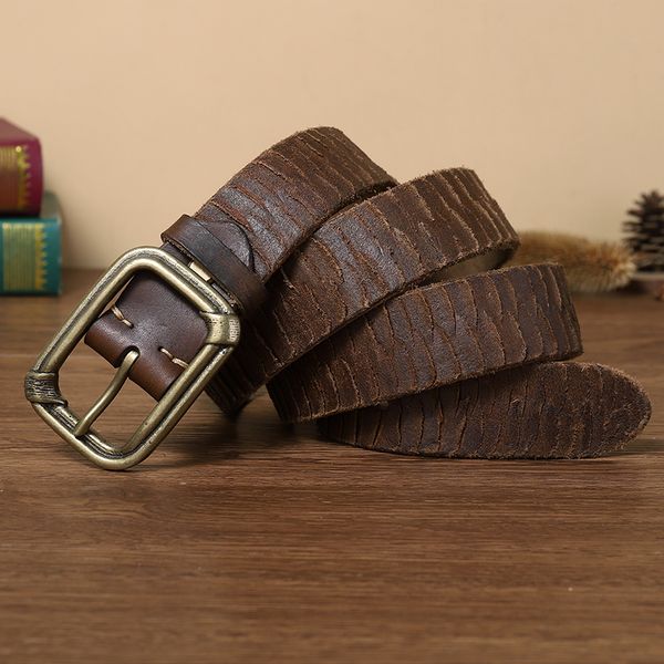 men's leather belt luxury designer solid copper buckle pin buckle belt men's cowhide fashion strap jeans men, Black;brown
men's leather belt luxury designer solid copper buckle pin buckle belt men's cowhide fashion strap jeans men, Black;brown