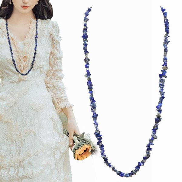 fashion crystal tassel necklace 80cm handmade brand new natural spot stone seed beaded necklaces long chain vintage jewelry b208, Silver
fashion crystal tassel necklace 80cm handmade brand new natural spot stone seed beaded necklaces long chain vintage jewelry b208, Silver