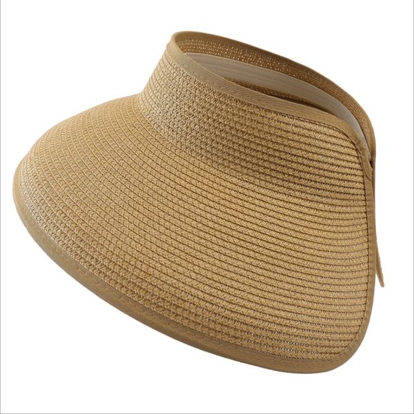 wzcx collapsible summer women fashion straw hat shade solid color sun protection outdoor empty hat beach, Blue;gray
wzcx collapsible summer women fashion straw hat shade solid color sun protection outdoor empty hat beach, Blue;gray