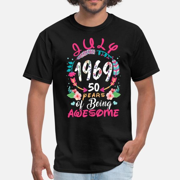 july 1969 50 years of being awesome t shirt men customize 100% cotton s-xxxl gents famous fashion summer outfit shirt, White;black
july 1969 50 years of being awesome t shirt men customize 100% cotton s-xxxl gents famous fashion summer outfit shirt, White;black