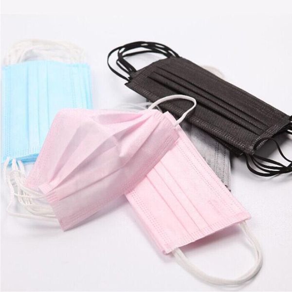 Disposable face masks colorful masks mask 3 Layer balck Dust Mouth Masks Cover 3-Ply Non-woven free shipping Breathable antidust 
Disposable face masks colorful masks mask 3 Layer balck Dust Mouth Masks Cover 3-Ply Non-woven free shipping Breathable antidust