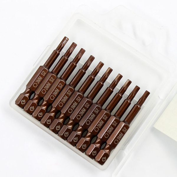 10pcs/set 50mm hex screwdriver bits s2 alloy steel magnetic electric drill hexagonal screwdriver attachments power driver tools
10pcs/set 50mm hex screwdriver bits s2 alloy steel magnetic electric drill hexagonal screwdriver attachments power driver tools