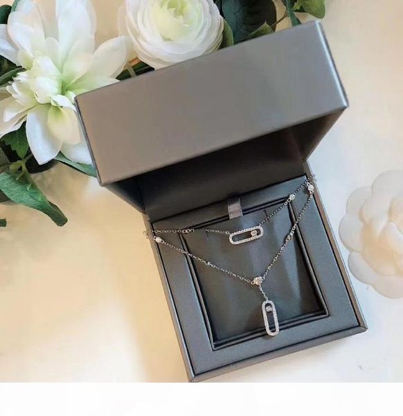 women's necklace move jewelry s925 sterling silver removable pendant necklace fashion temperament double silver necklace
women's necklace move jewelry s925 sterling silver removable pendant necklace fashion temperament double silver necklace