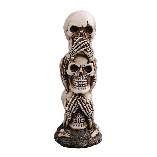scary skull statue sculpture festival figurine resin craft home halloween decor
scary skull statue sculpture festival figurine resin craft home halloween decor